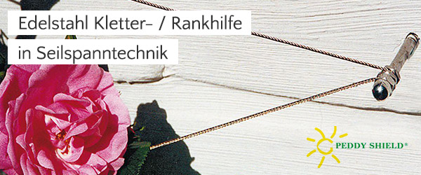 Kletter-/Rankhilfe in Seilspanntechnik
