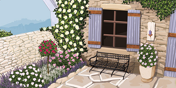 Pflanzvorschlag mit Parfuma® Duftrosen