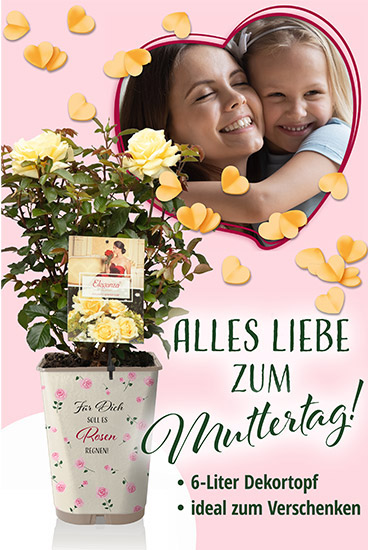6-Liter Dekortopf zum Muttertag